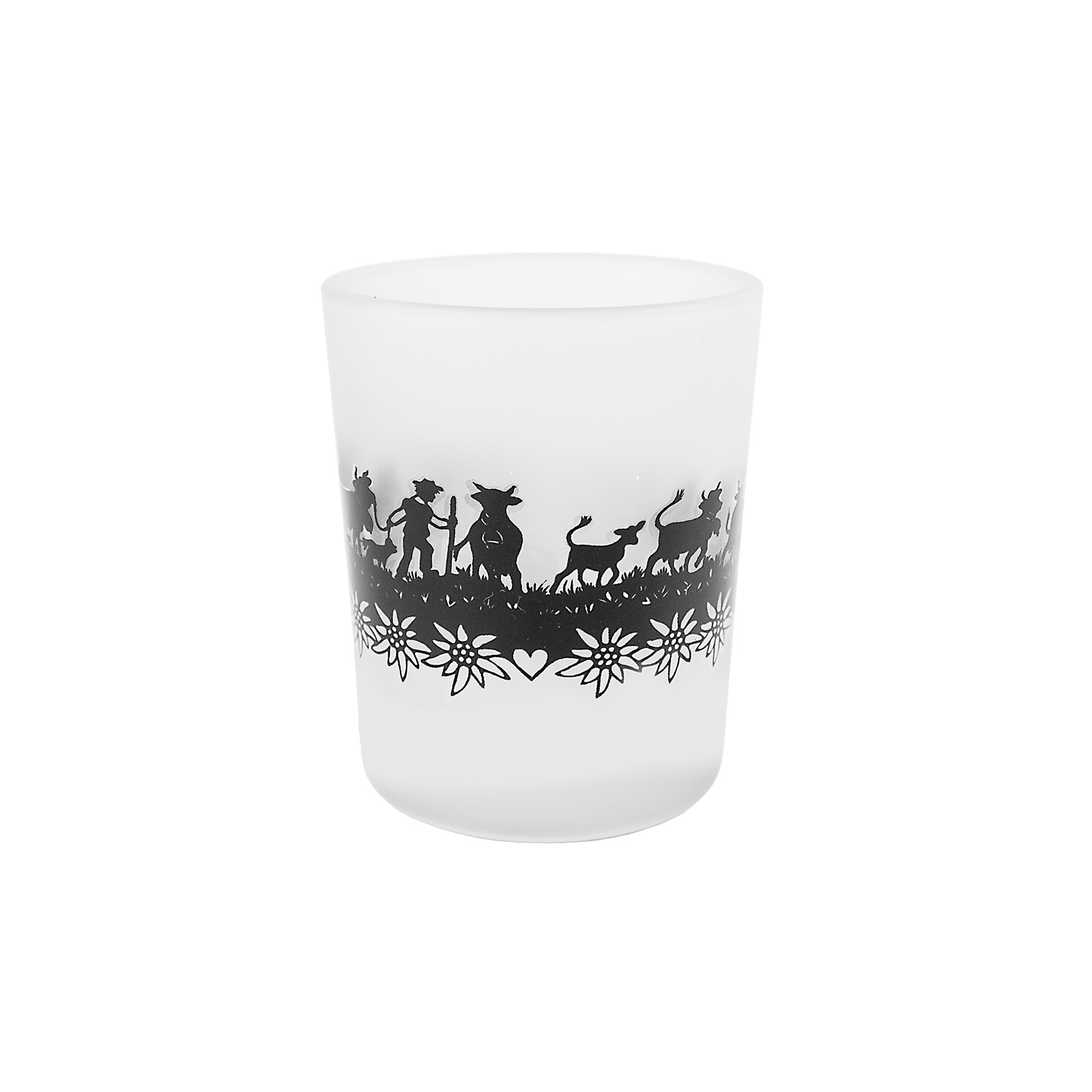 Teelichtglas SWISS TRADITION 
