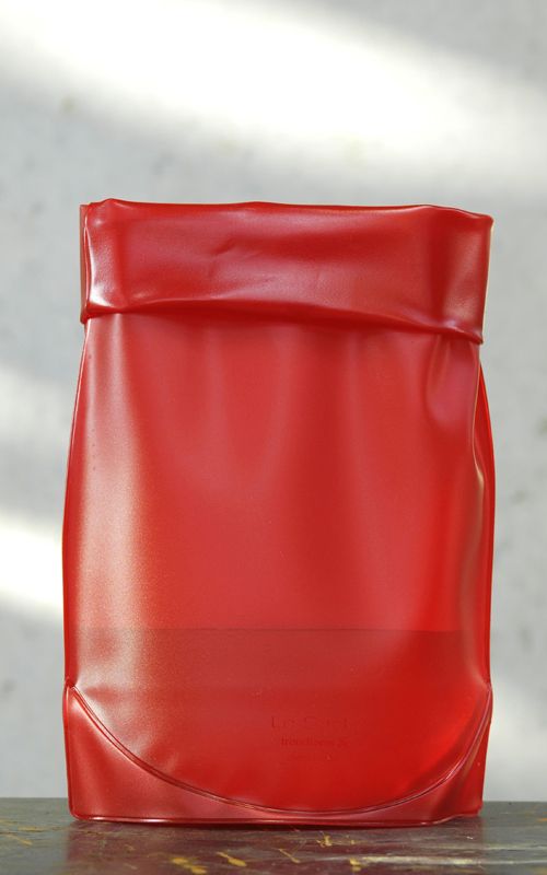Faltvase LE SACK rot frost 