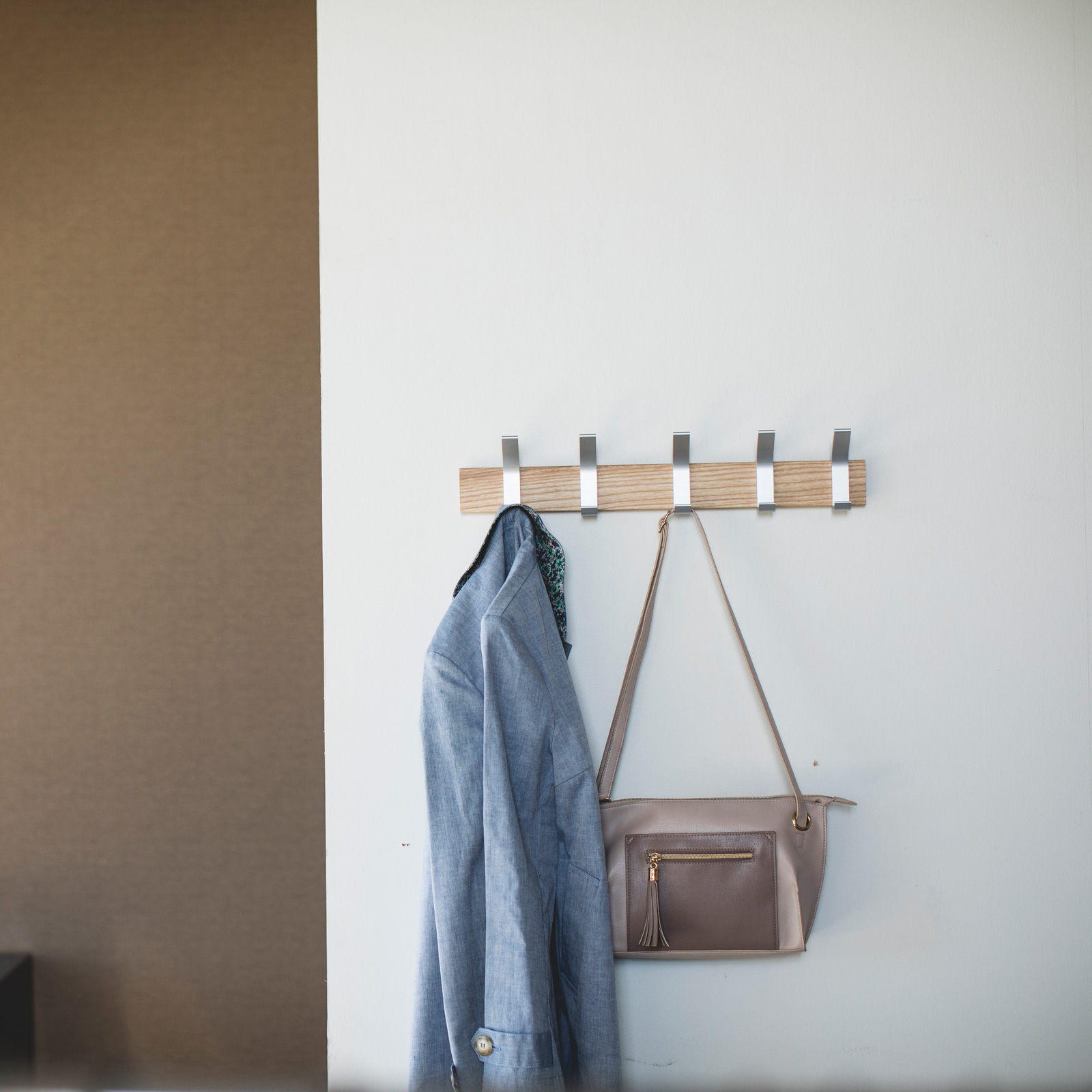 Wandgarderobe RIN silber 
