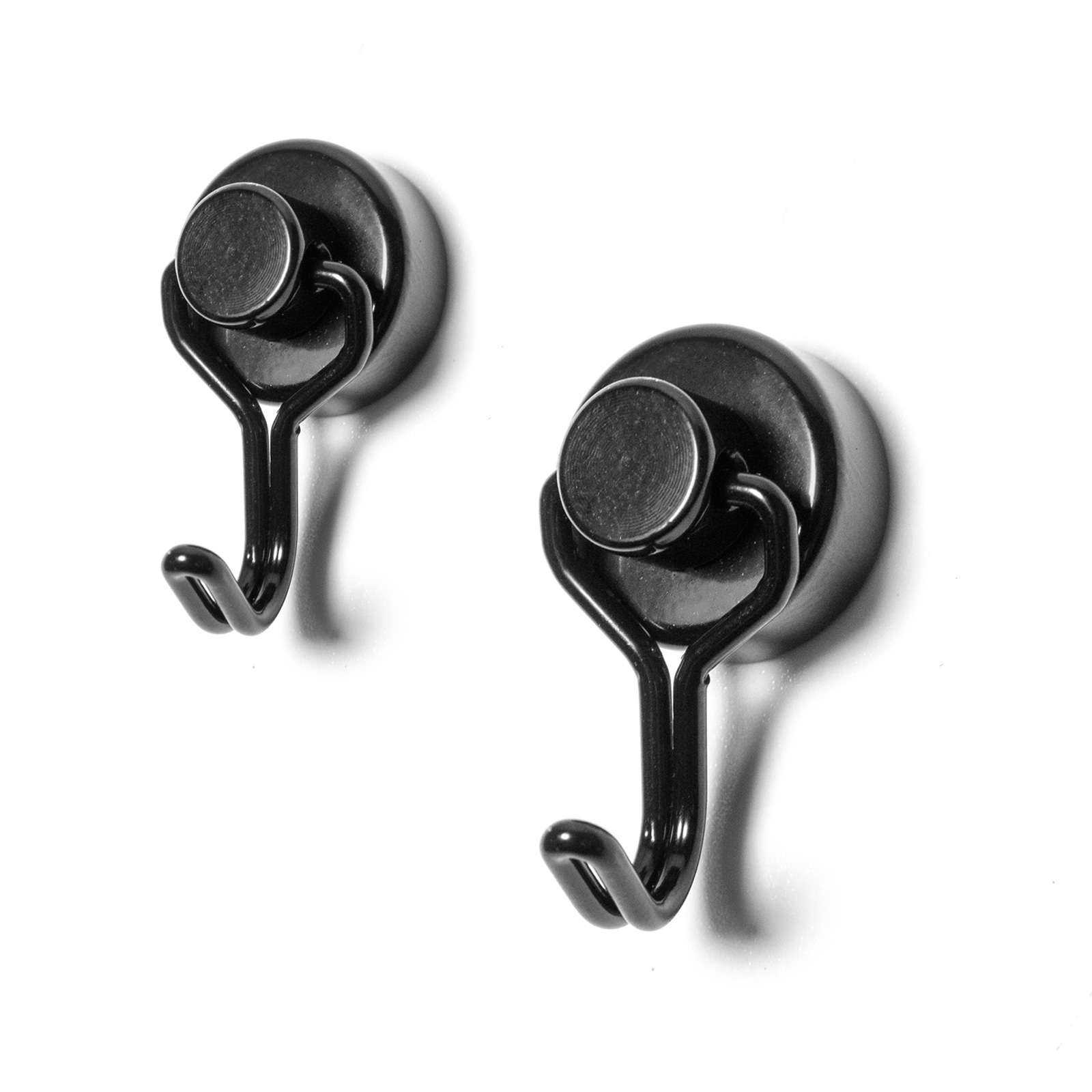Magnethaken MINI TWISTER 3er Set schwarz 