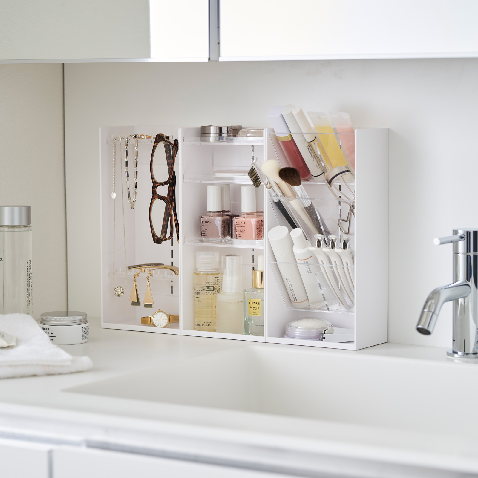 Makeup-Ständer TOWER weiss 