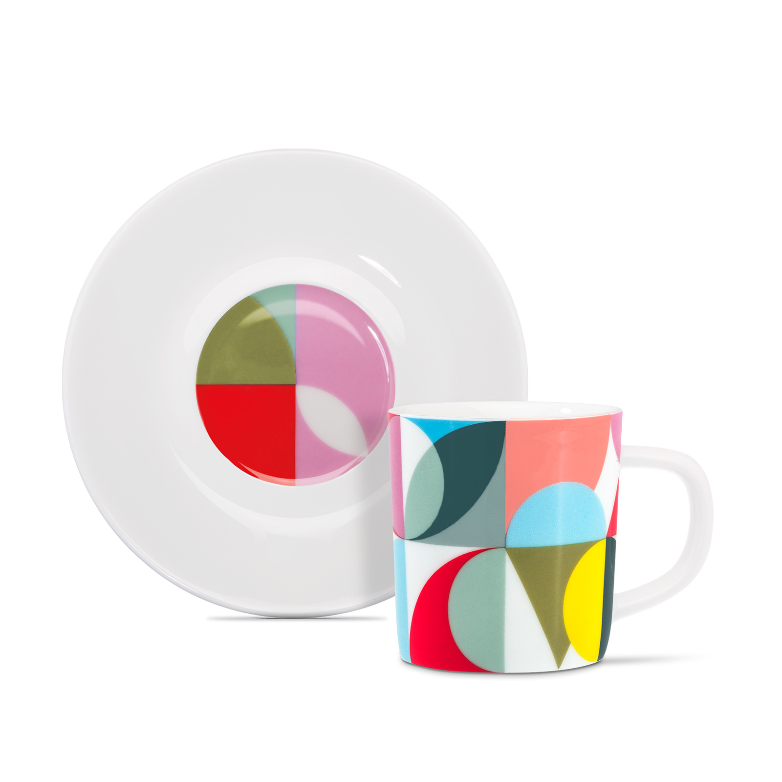 Espressotasse + Unterteller Solena 