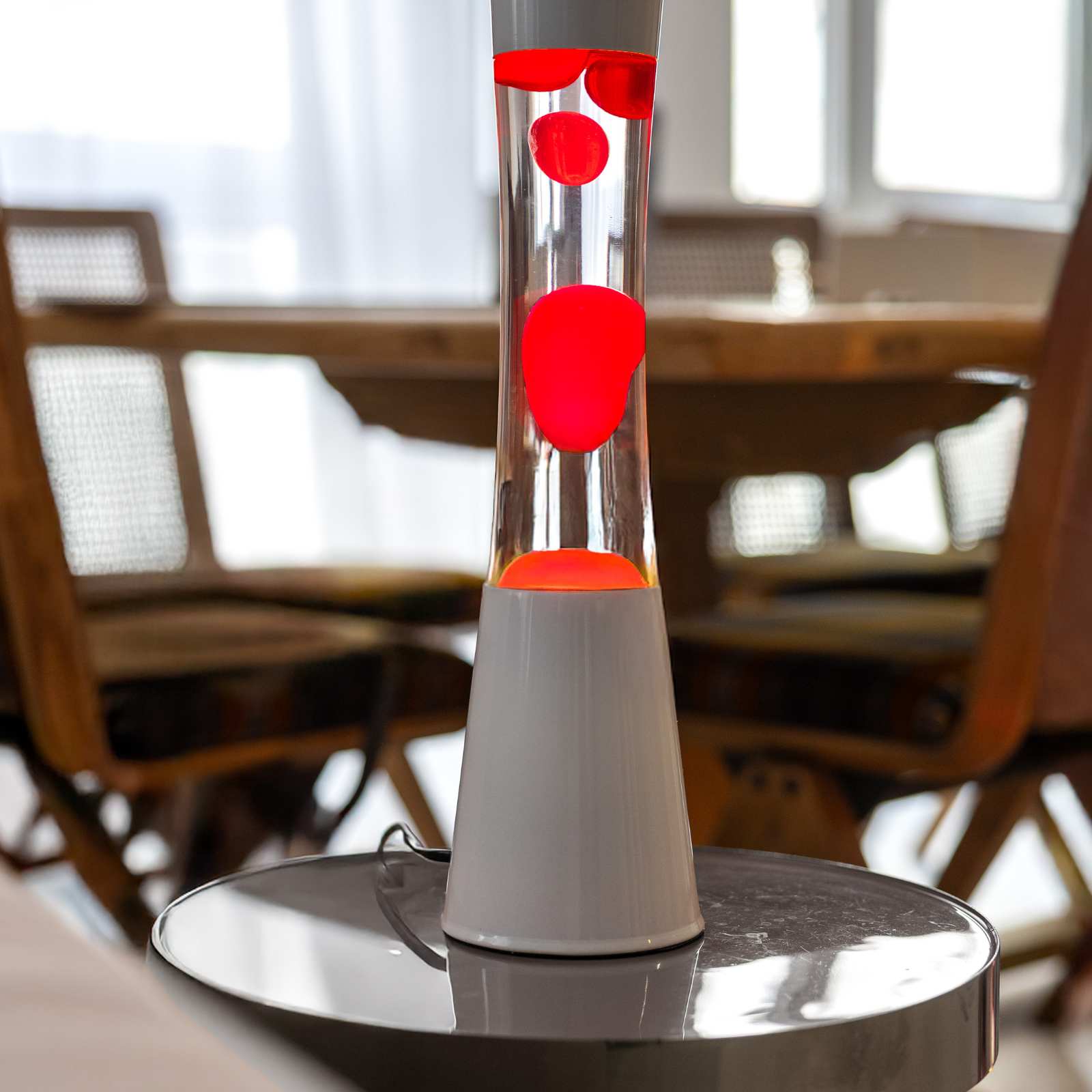 Lava Lamp TOWER red/white 