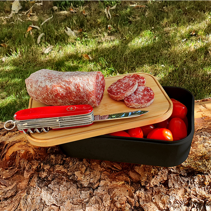 Lunchbox 2.0 SWISS TRADITION schwarz 