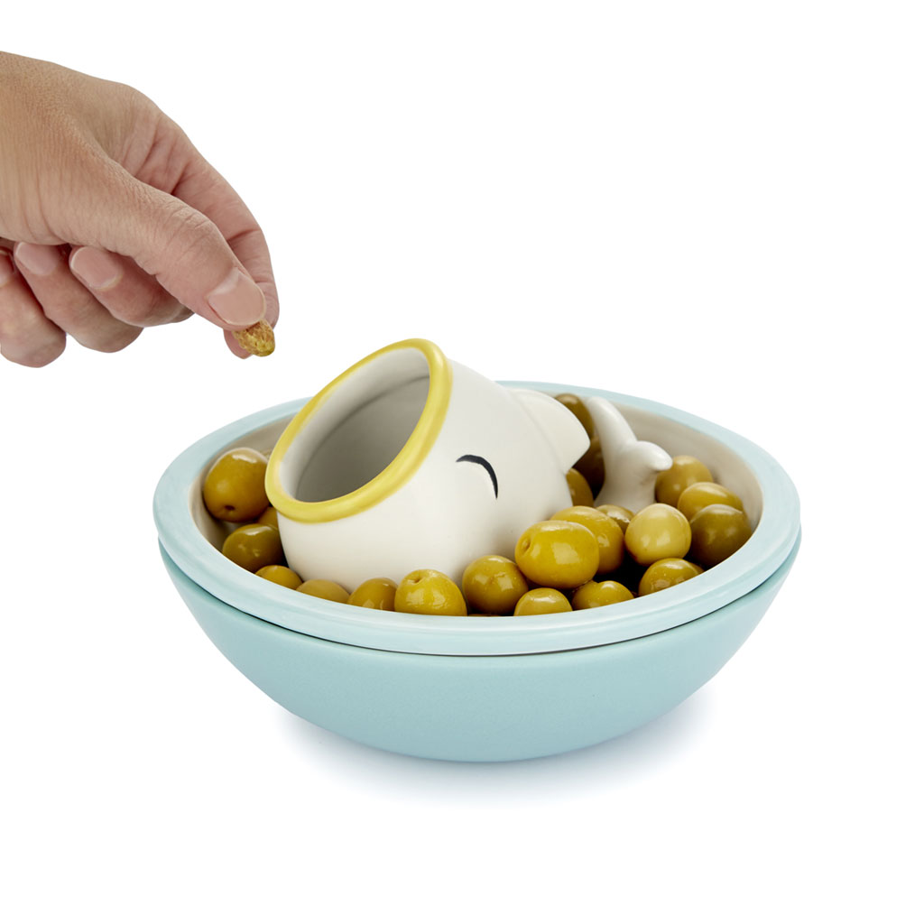 Snack-Schale HUNGRY FISH blau 