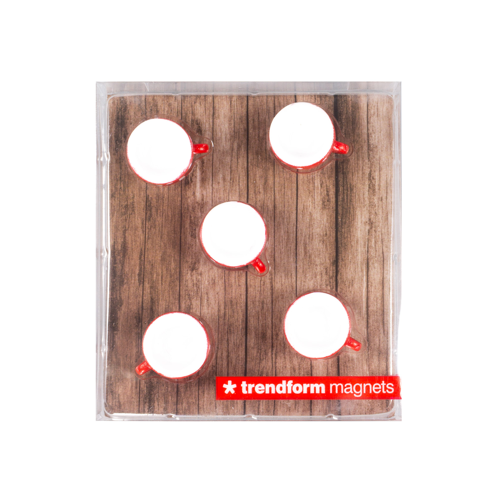 Magnete CUP 5er Set rot/weiss 