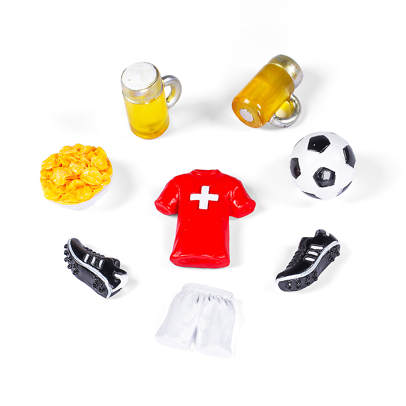 Magnete HOPP SCHWIIZ 8er Set multicolor 