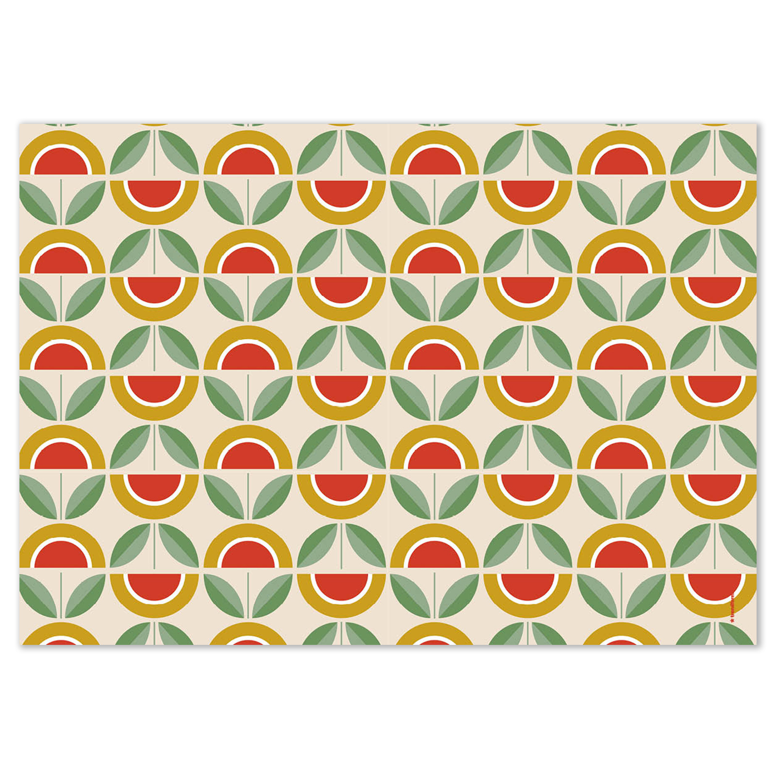 Papiertischset GROOVY KITCHEN 4 Sujets à 12 Blatt