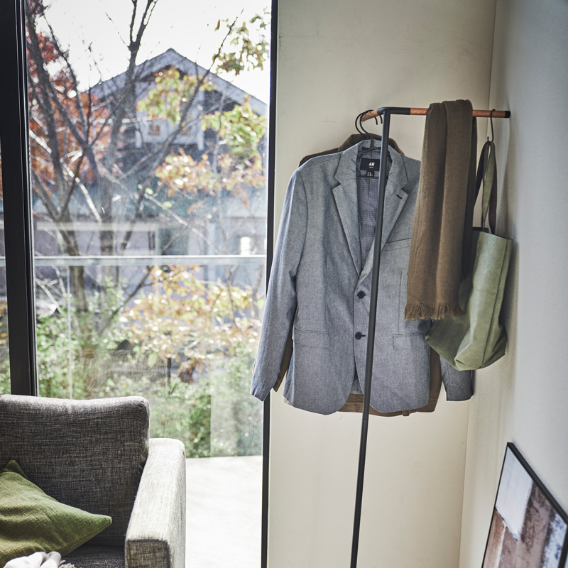 Garderobe CORNER TOWER schwarz 