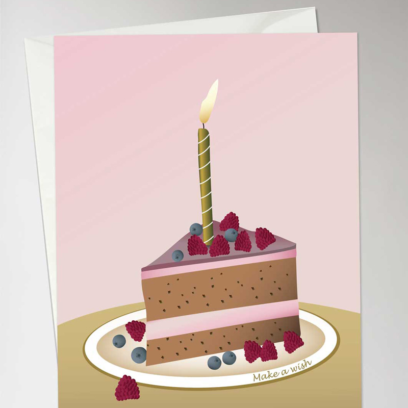 Greeting card Make a wish 