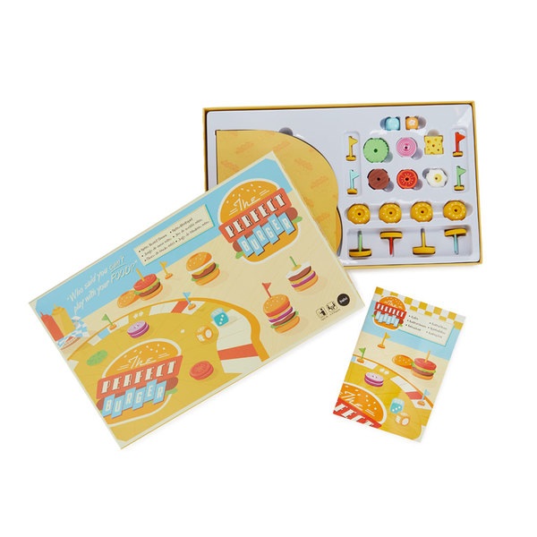 Brettspiel Retro THE PERFECT BURGER 