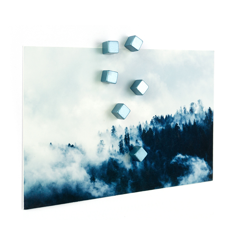 Superstrong Magnets CUBE MEDIUM 6er Set, blau