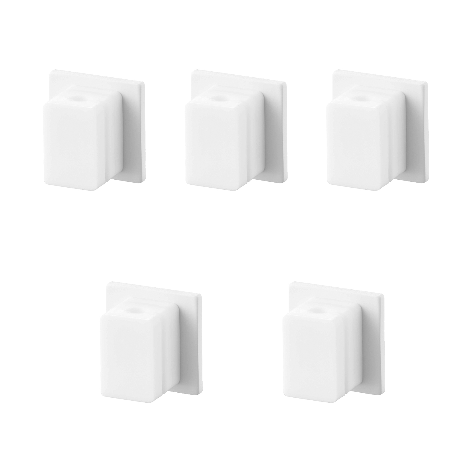 Magnetische Kabelhalter mit Basis (5er-Set) SMART weiss 