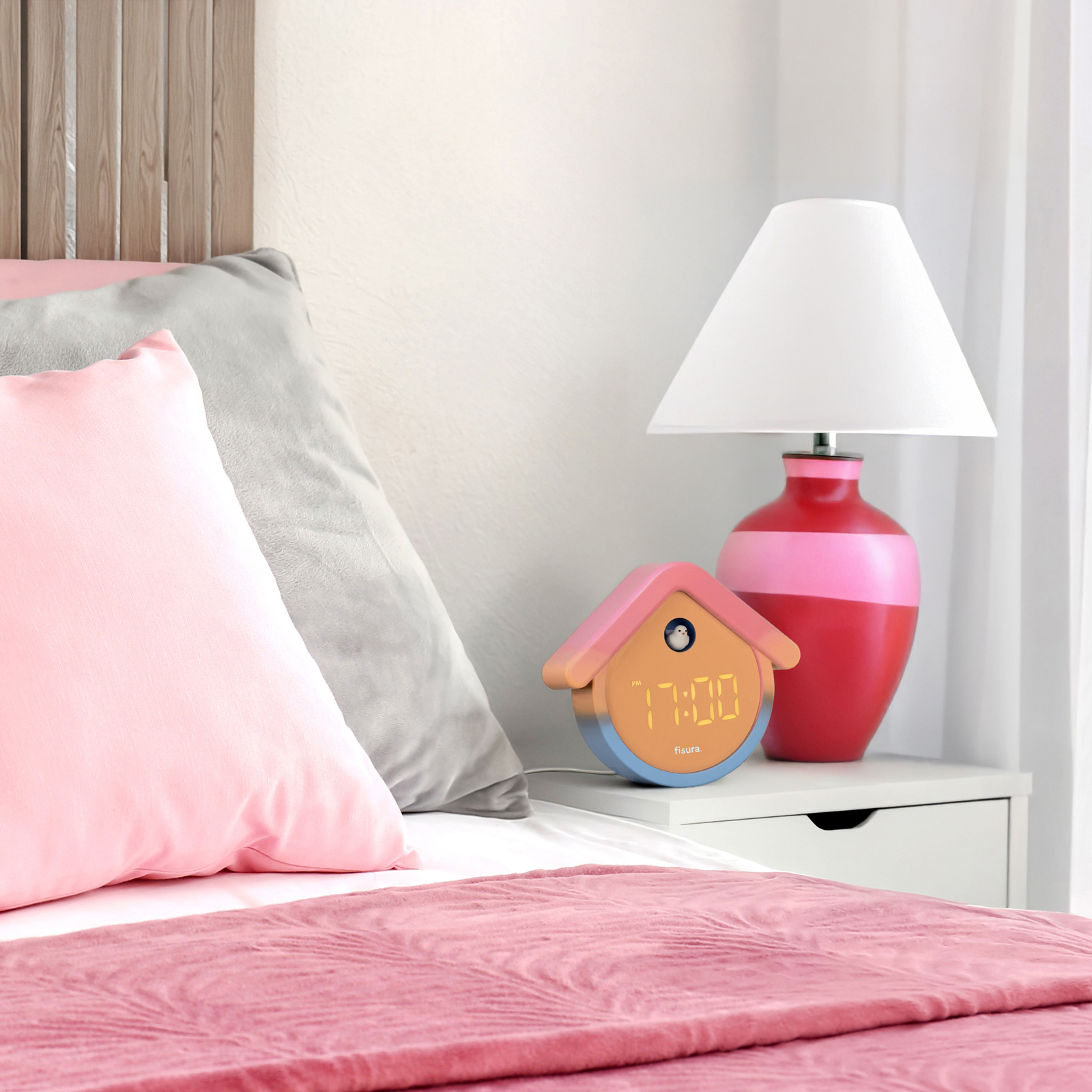 CUCKOO DIGITAL CLOCK gradient 