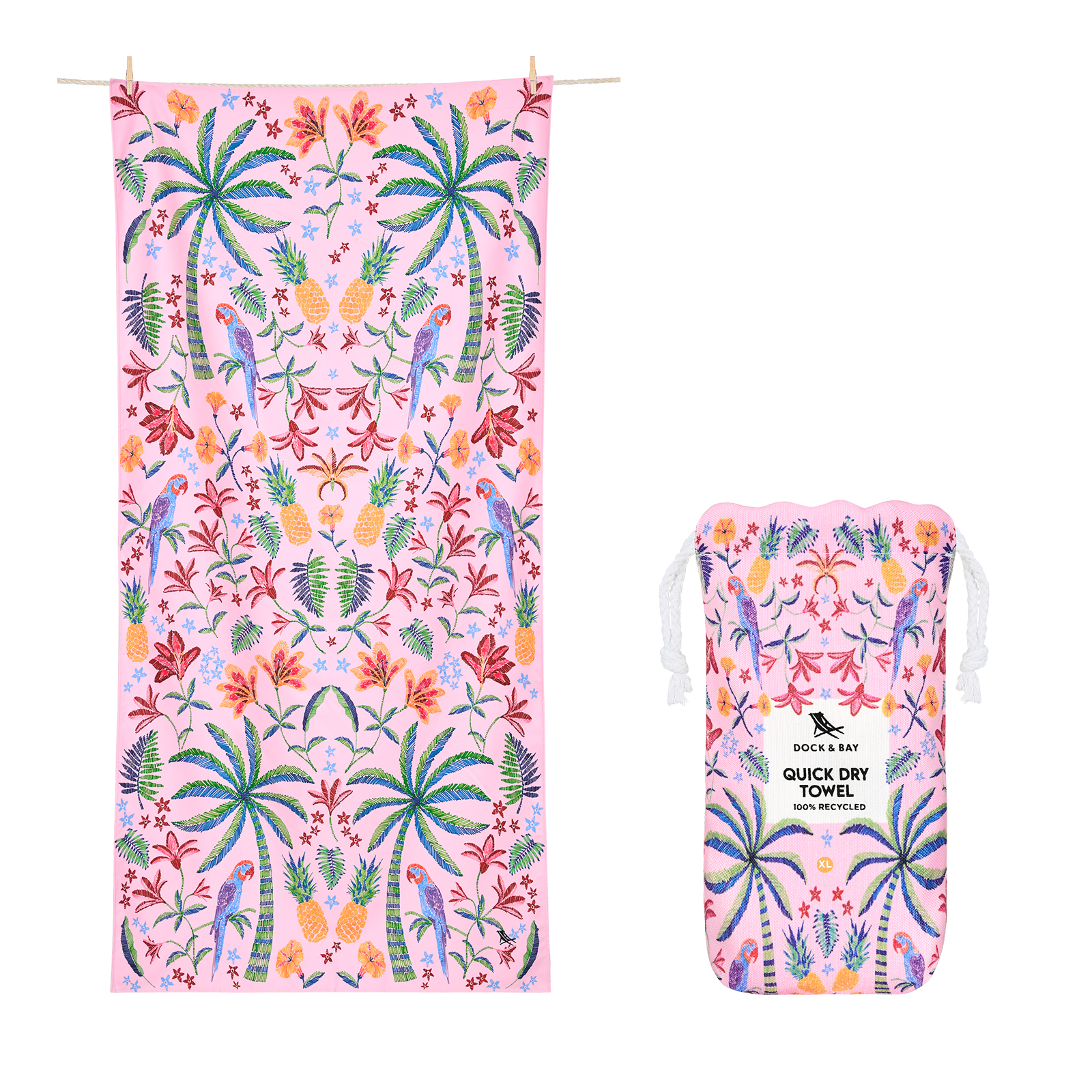 Towel DES XL Pink Paradise 