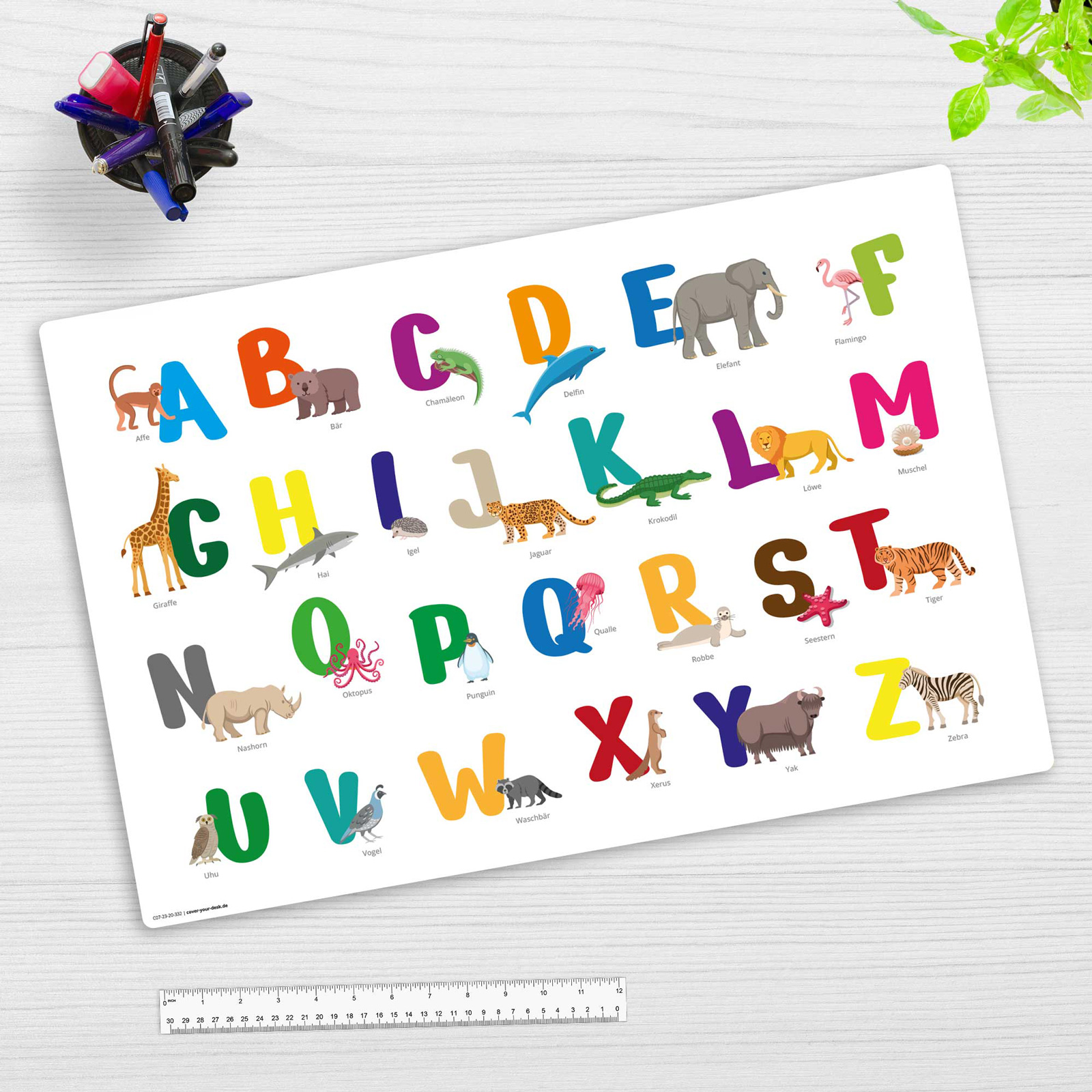 Schreibunterlage ABC 