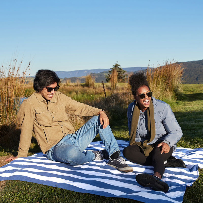 PICNIC BLANKET navy XL 