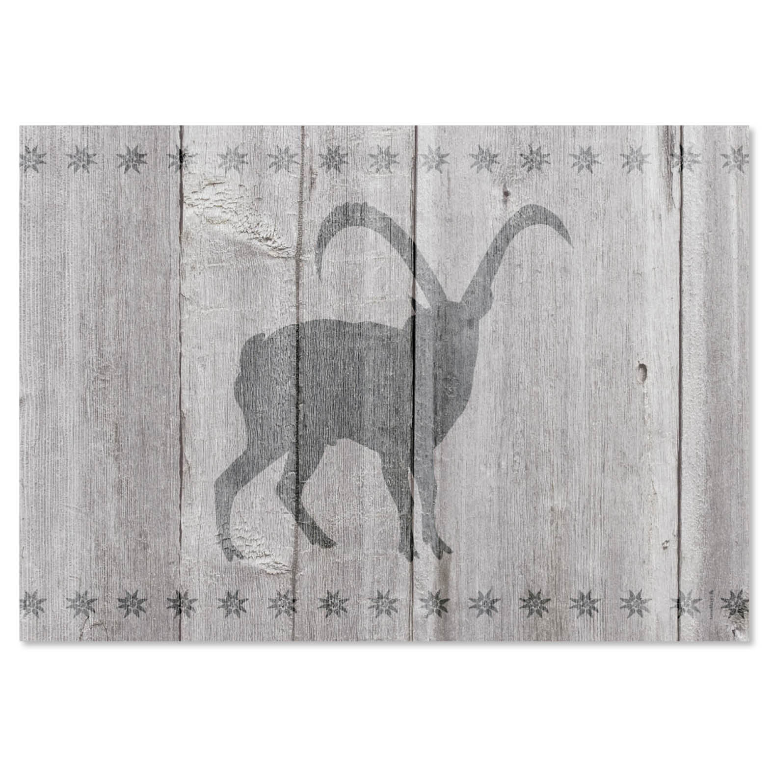 Papiertischset STEINBOCK 4 Sujets à 12 Blatt