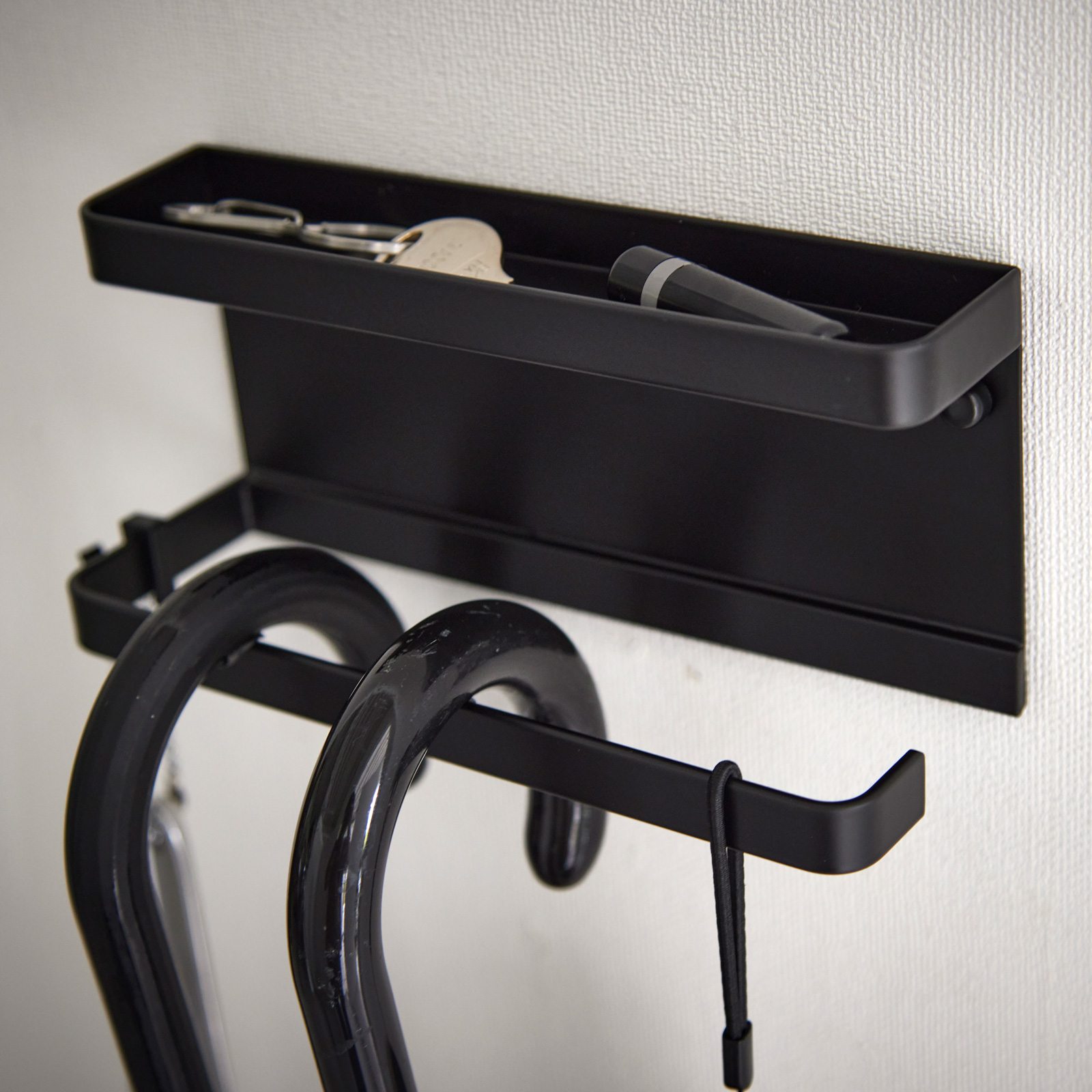 Schirmhalter/Ablagefach SMART schwarz 