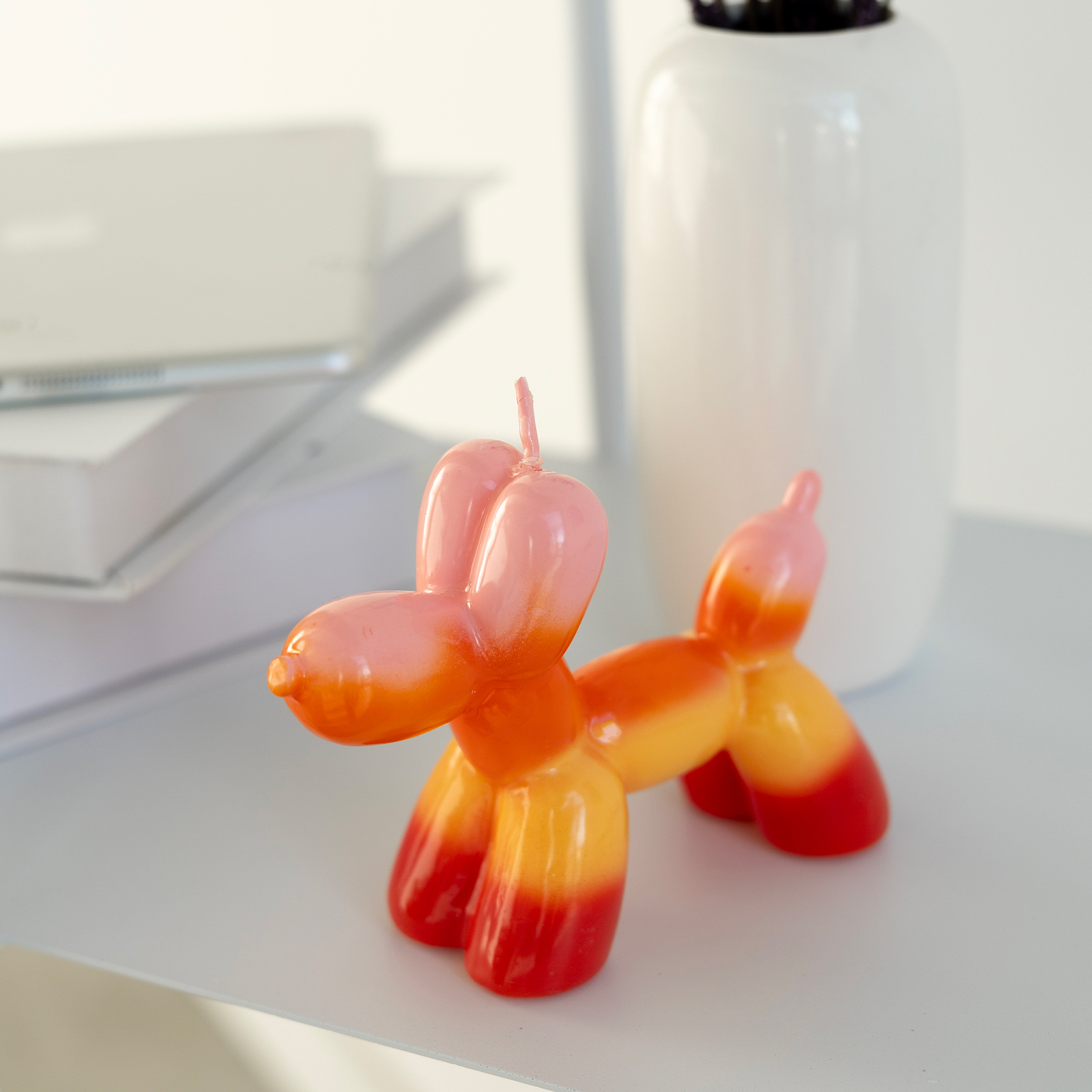 BALLOON DOG CANDLE SUNSET 