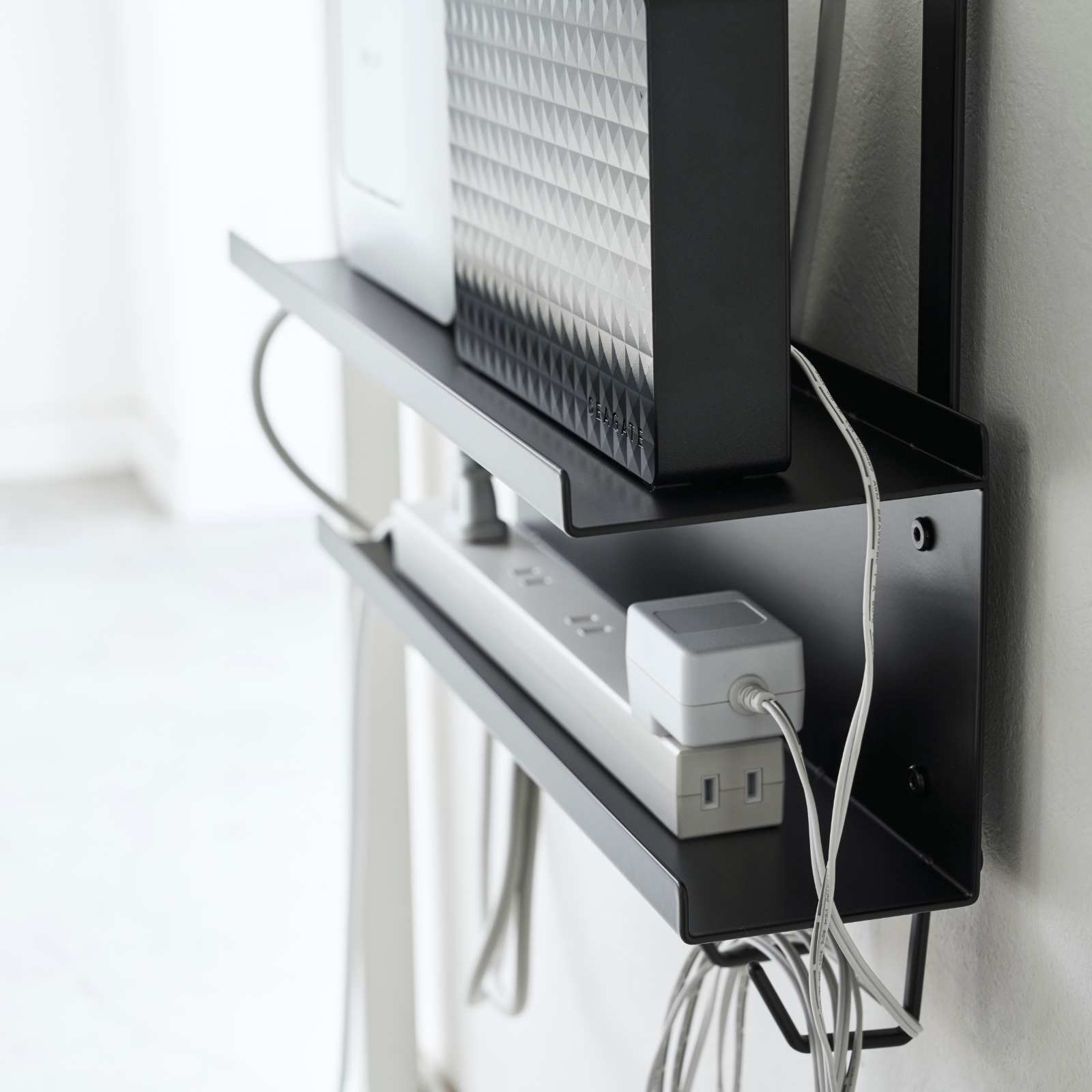 Untertisch-Kabel-/Router-Organizer SMART  schwarz