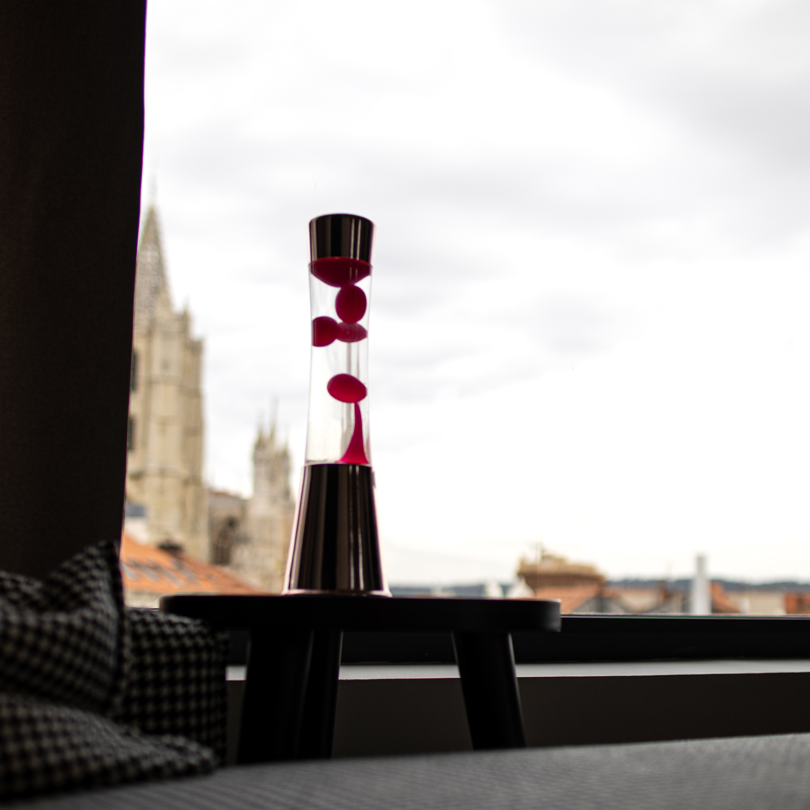 Lava Lamp TOWER pink 