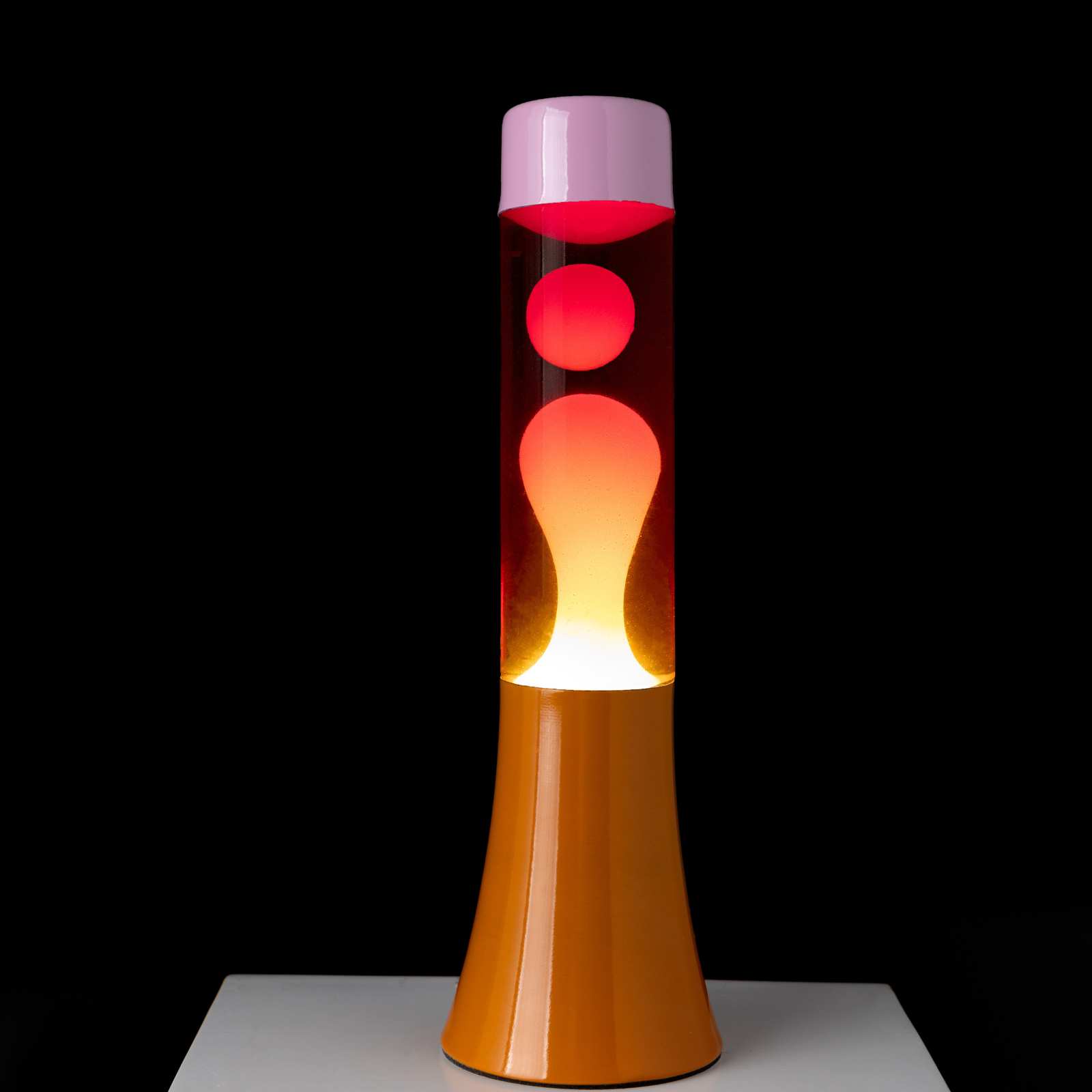 Lava Lamp MINI orange & pink gradient 