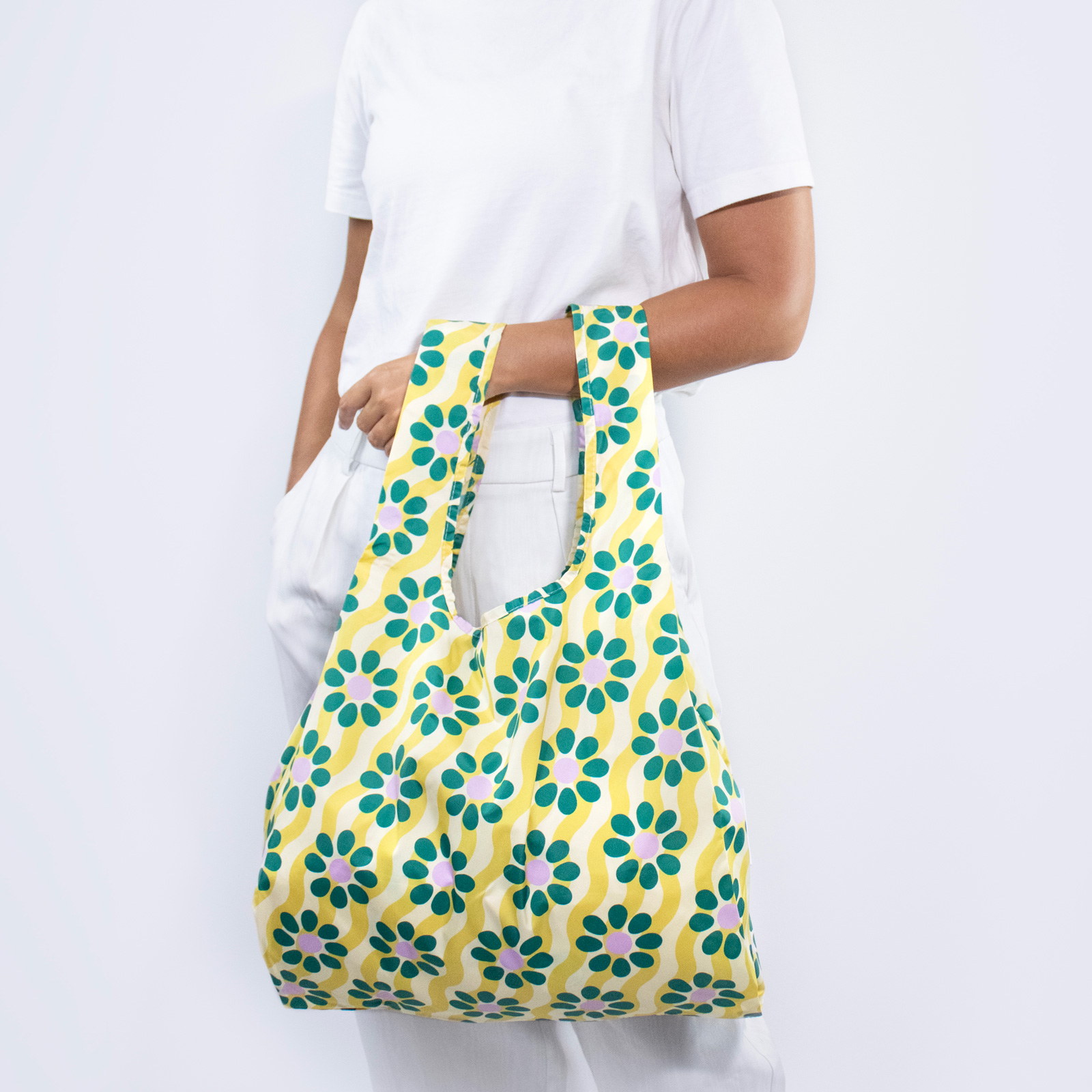 Medium Bag Wavy Daisy 