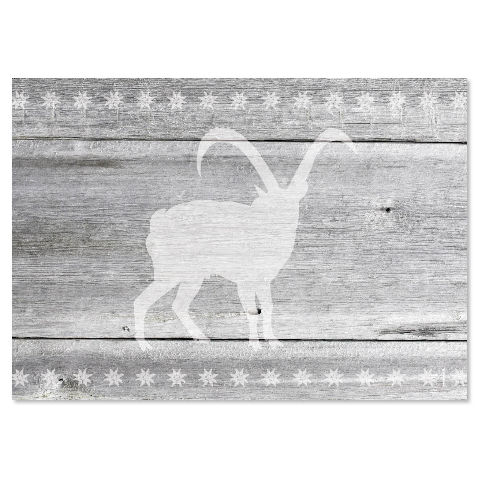 Papiertischset STEINBOCK 4 Sujets à 12 Blatt