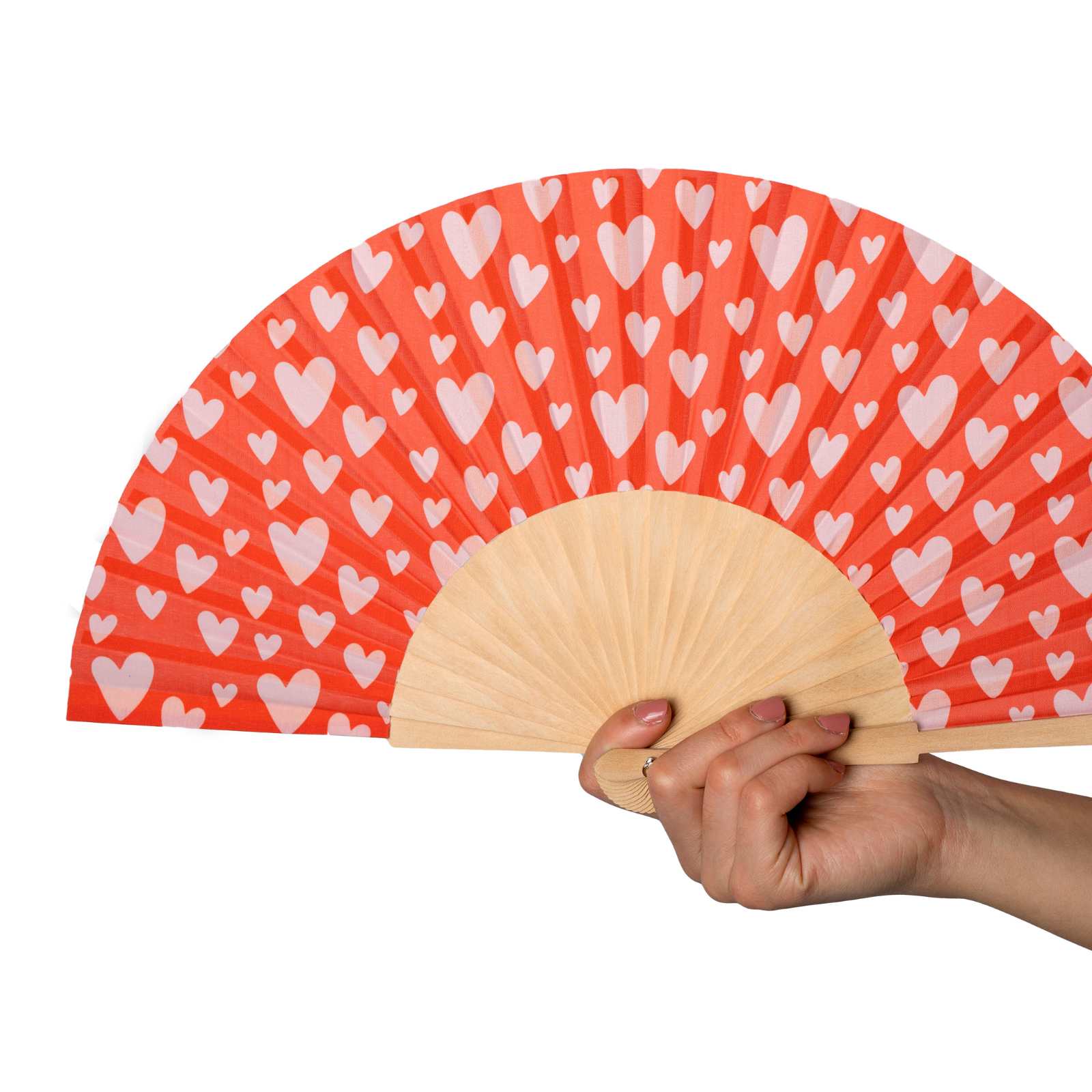 Handfächer HEARTS 