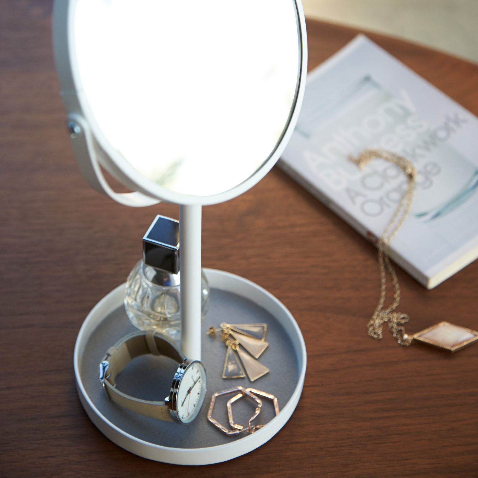 Schmuckständer TOWER MIRROR weiss 
