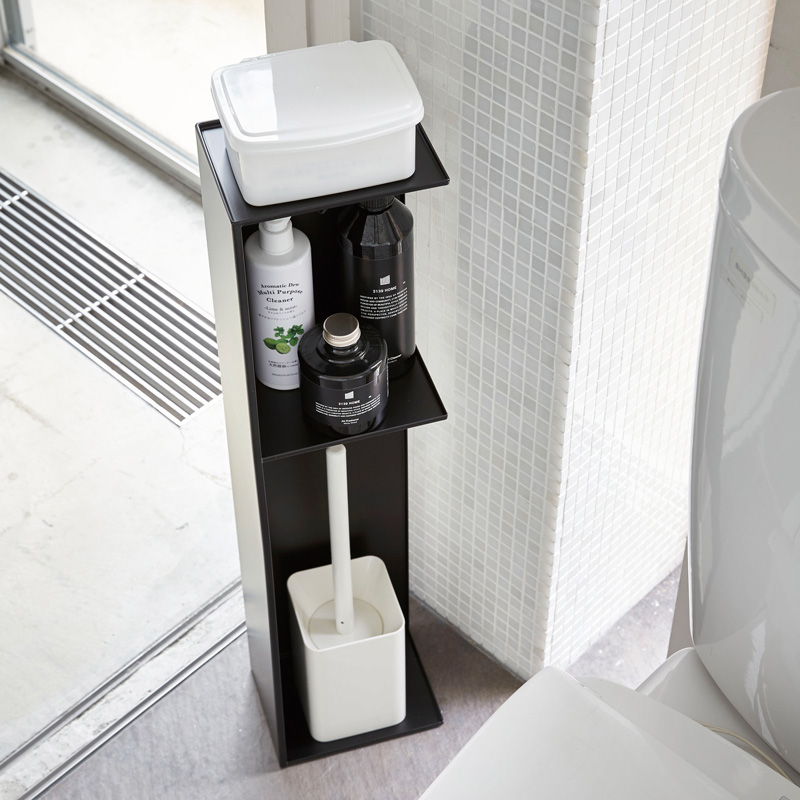 Toilettenpapierständer TOWER SLIM schwarz 