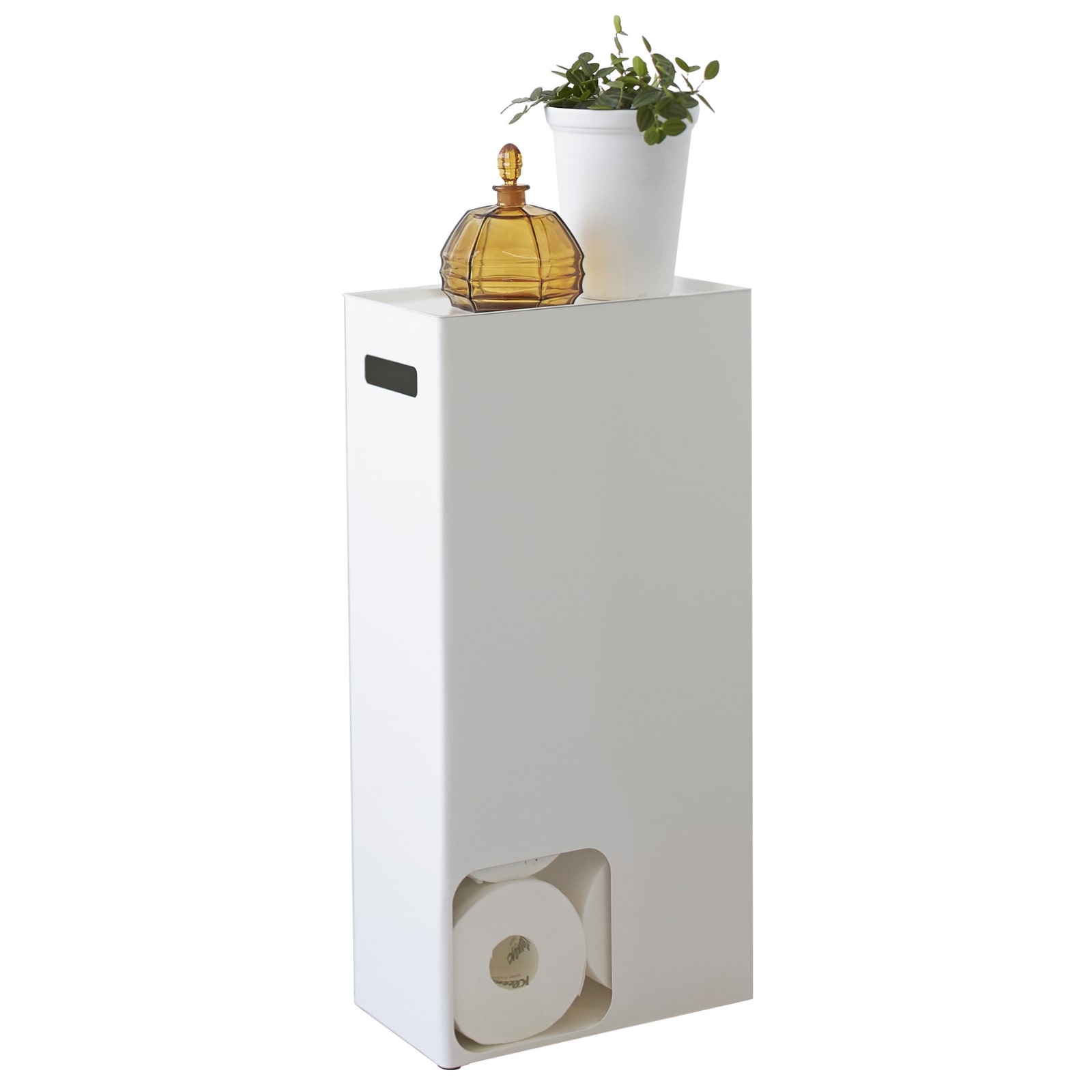Toilettenpapierspender gross TOWER weiss 