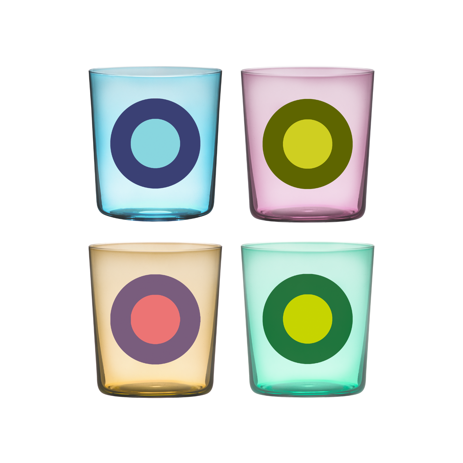 Gläser Dots, 4er-Set Nr.2 