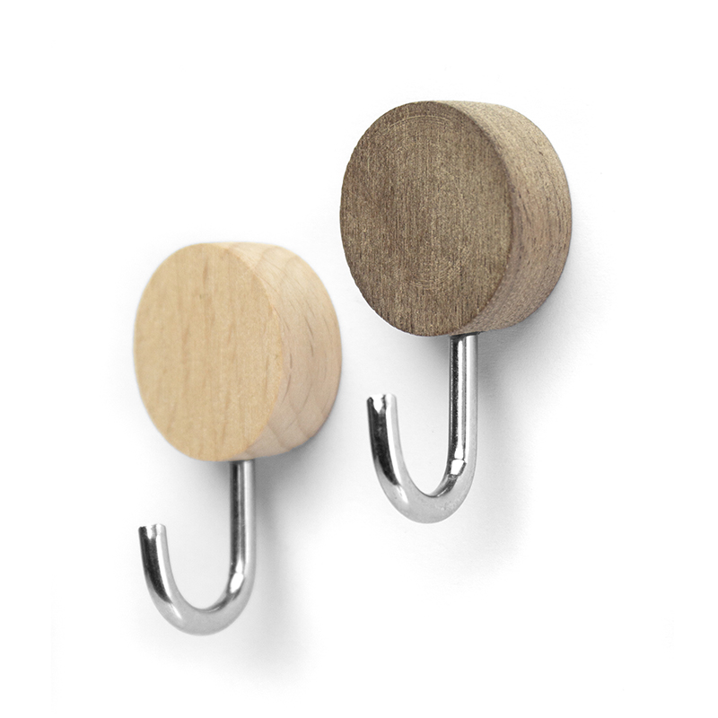 Magnethaken WOOD HOOK 2er Set  