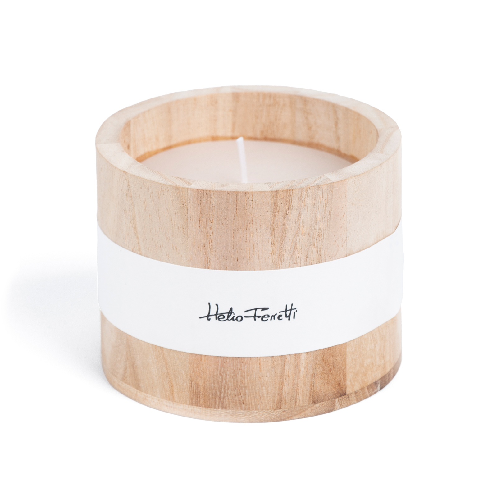 WOOD SCENTED CANDLE FLORAL  