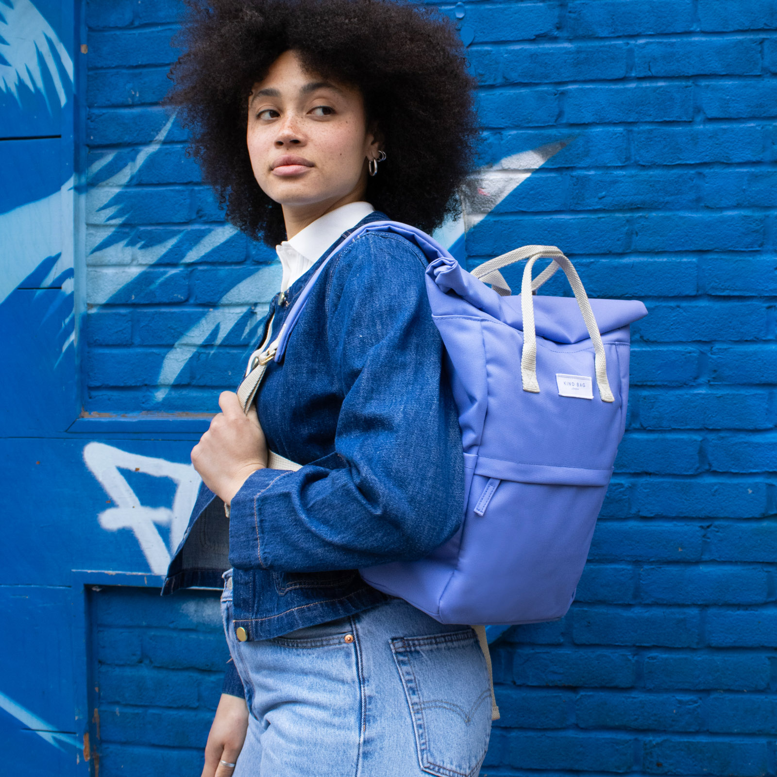 Medium Backpack 14L Dusty Blue 