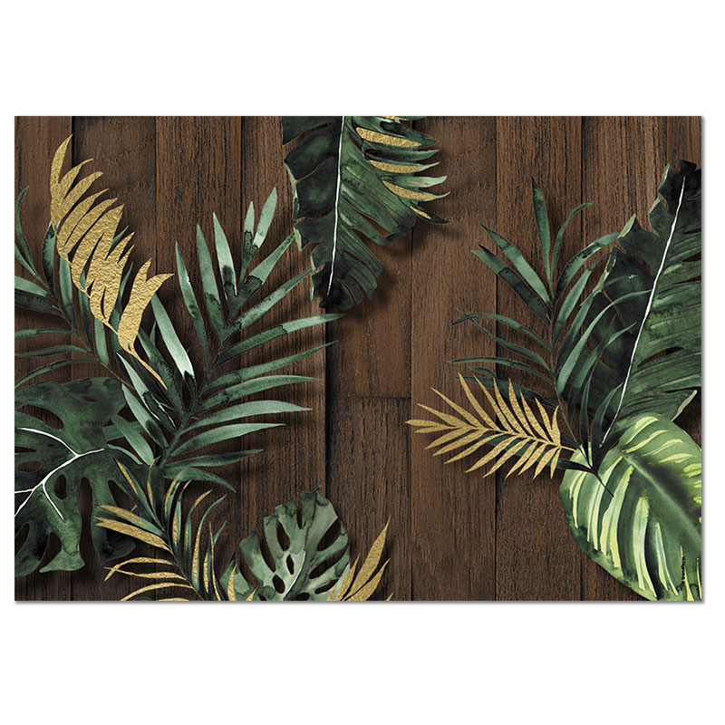Papiertischset TROPICAL GOLD 4 Sujets à 12 Blatt