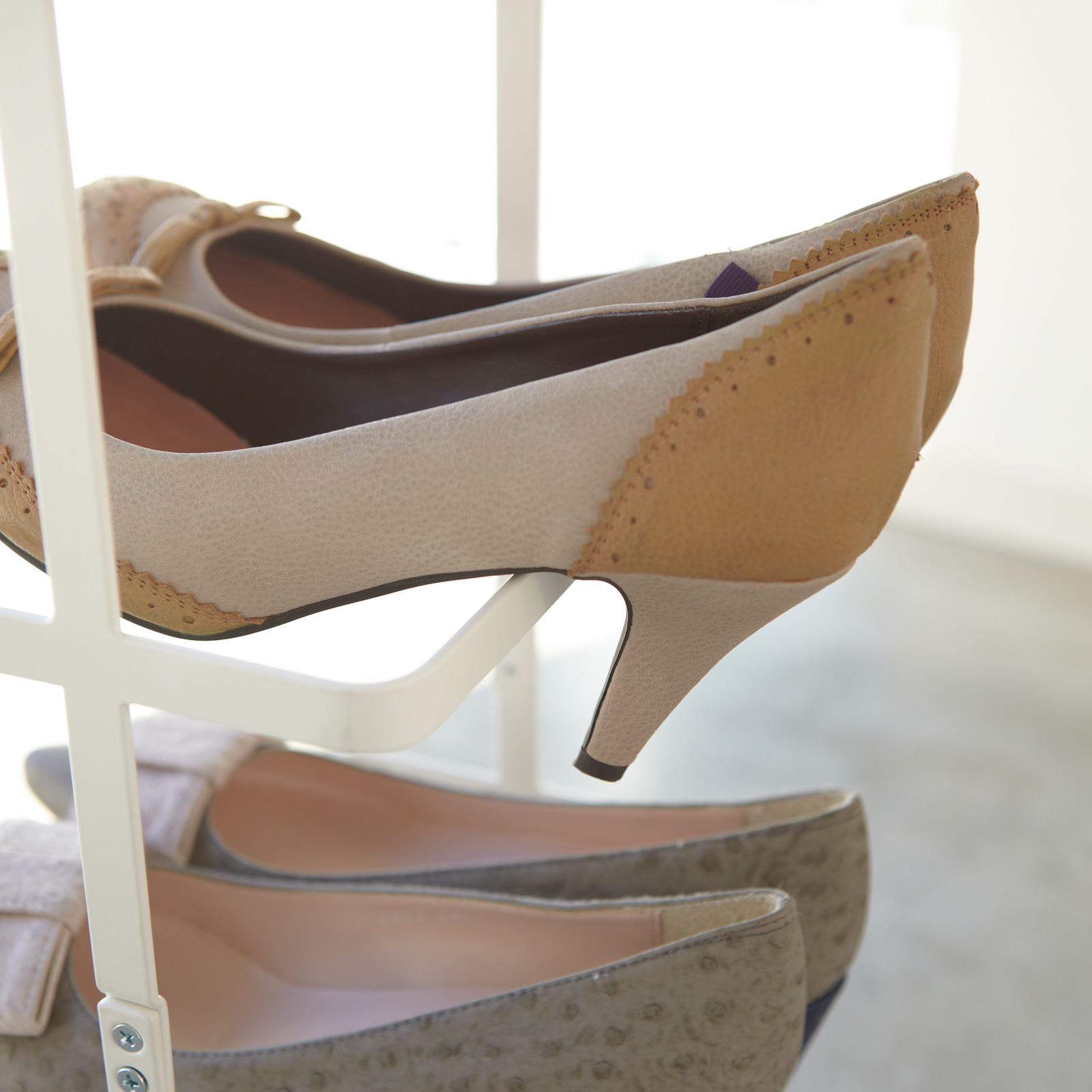 Schuhregal hoch TOWER weiss 