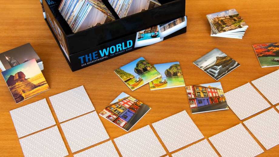 Gedächtnisspiel 44 The World in der Magnetbox