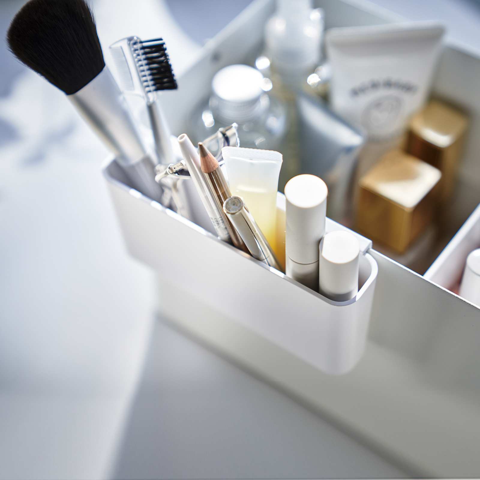Make-up-Box TOWER weiss 