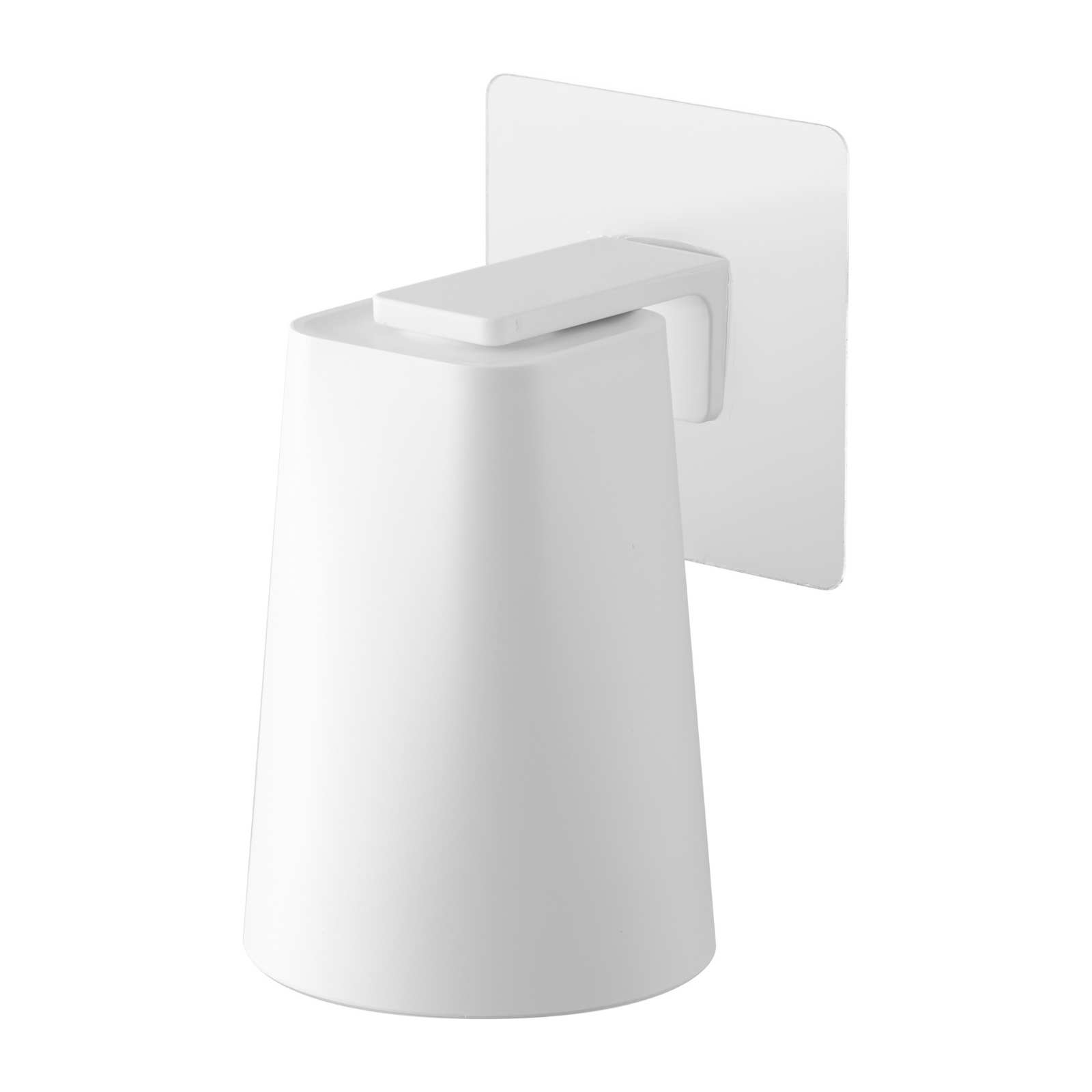 Klebehaken mit Becher TOWER weiss 