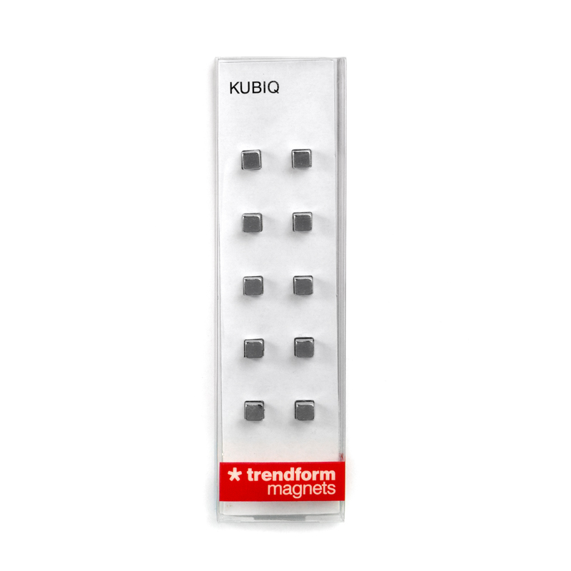Magnete KUBIQ 10er Set silbern 