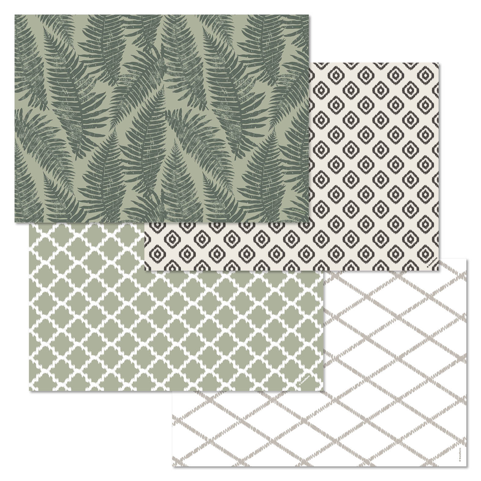 Papiertischset SPRINGTIME 4 Sujets à 12 Blatt