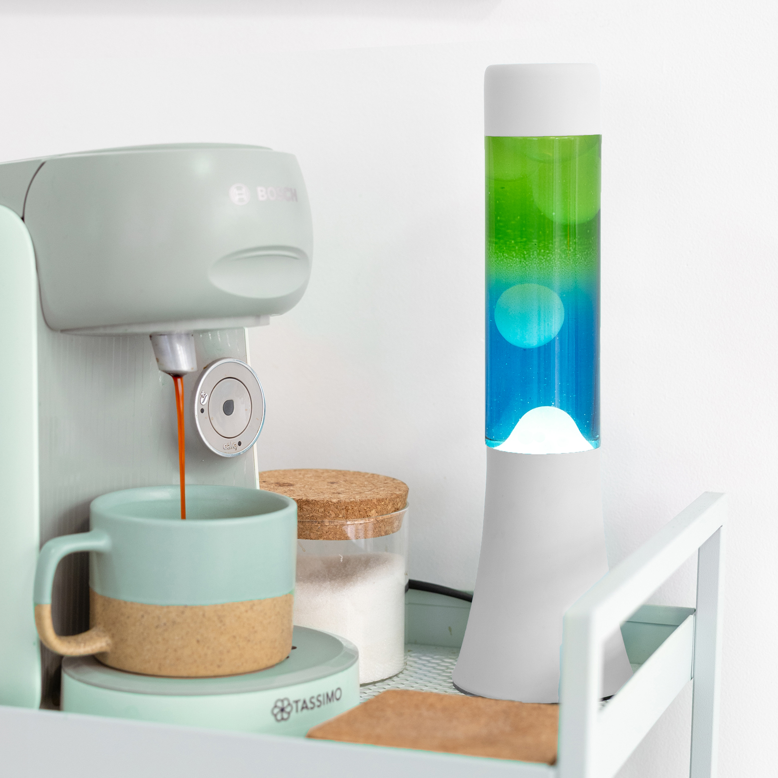 Lava Lamp MINI blue & green gradient 