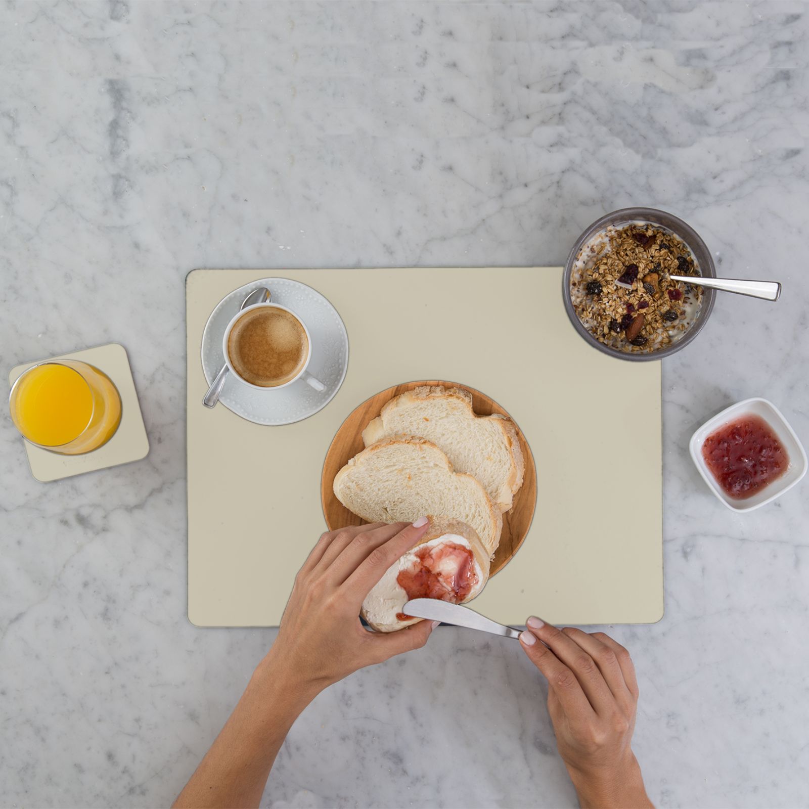 Ruca Rectangle Placemat Ginger 