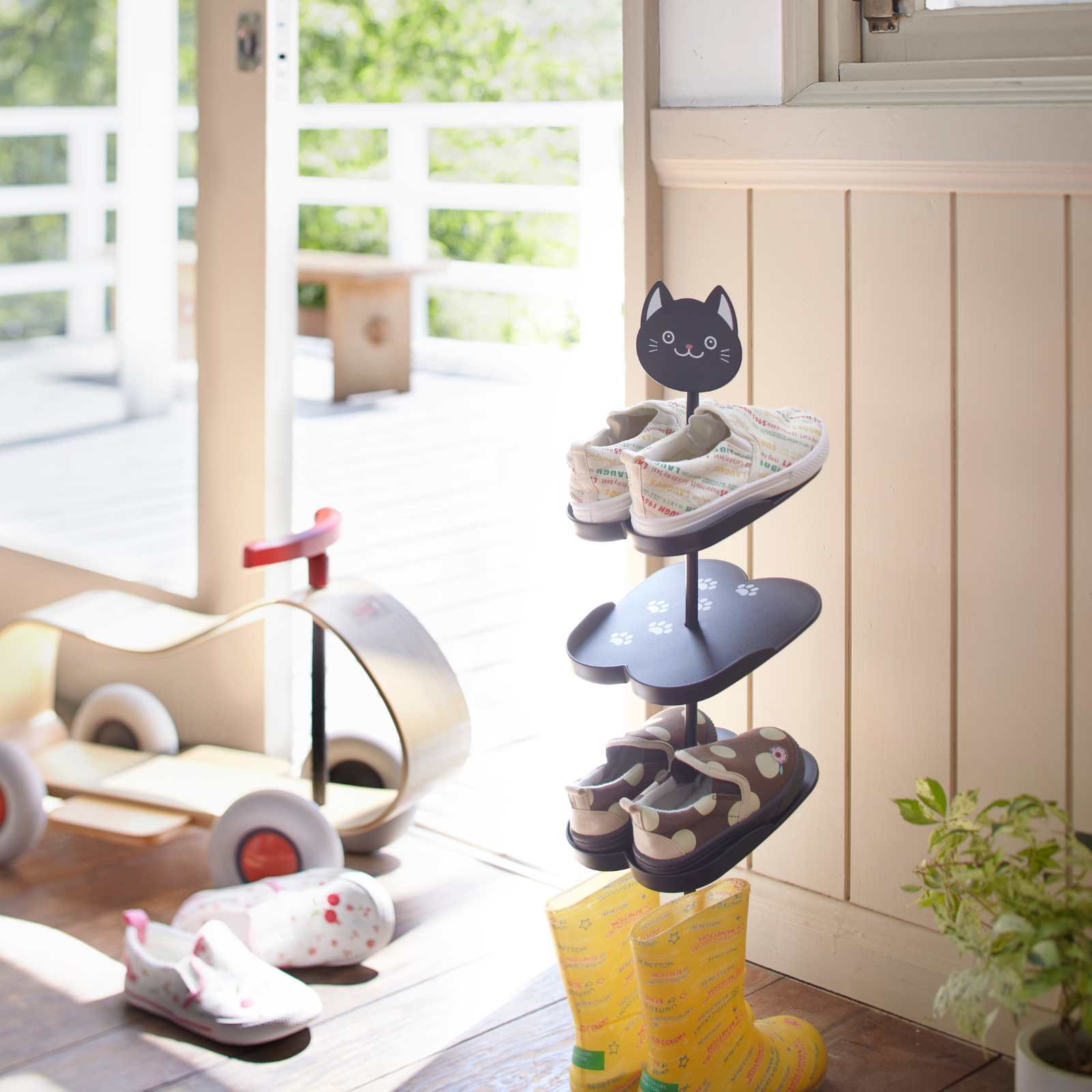 Schuhregal für Kinder YAMAZAKI schwarz 