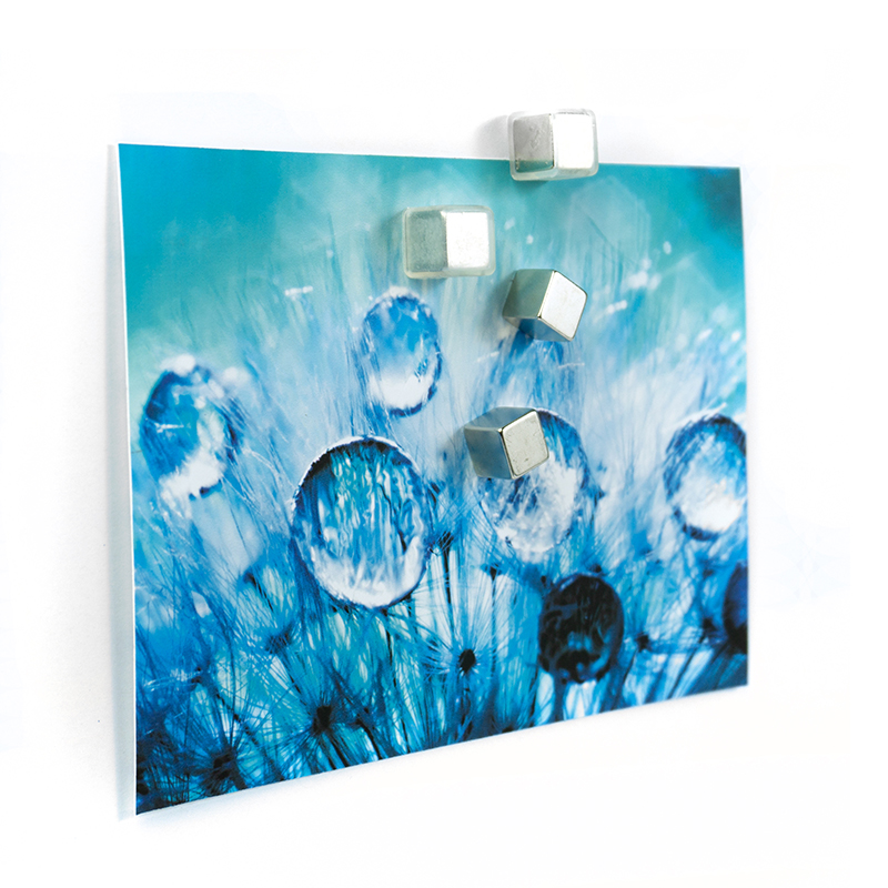 Magic Magnets CUBE 4er Set silber 