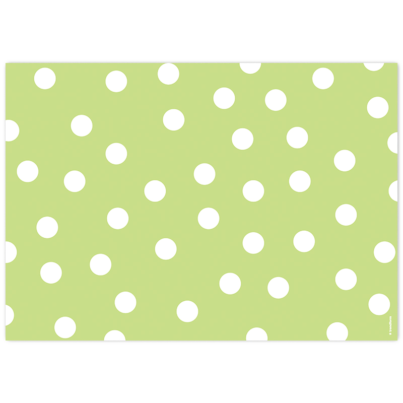 Papiertischset POLKA AQUA 4 Sujets à 12 Blatt