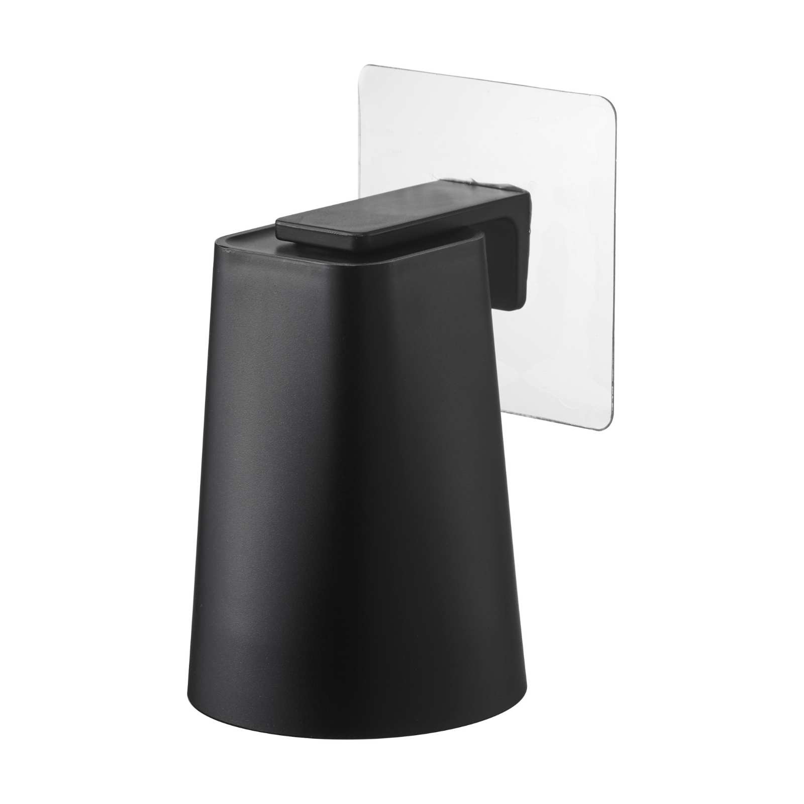 Klebehaken mit Becher TOWER schwarz 